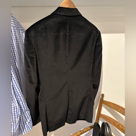 Versace Collection black velvet blazer 40R - Picture 3 of 5